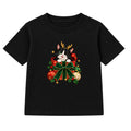 Tuxedo Cat Gift adult Christmas t-shirt - Black
