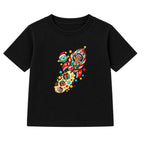 Gingerbread Rocket kids Christmas t-shirt - Black