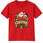 Merry Christmas kids Christmas t-shirt - Red