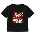 Cocoa & Chill kids Christmas t-shirt - Black