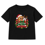 Paws & Claus kids Christmas t-shirt - Black