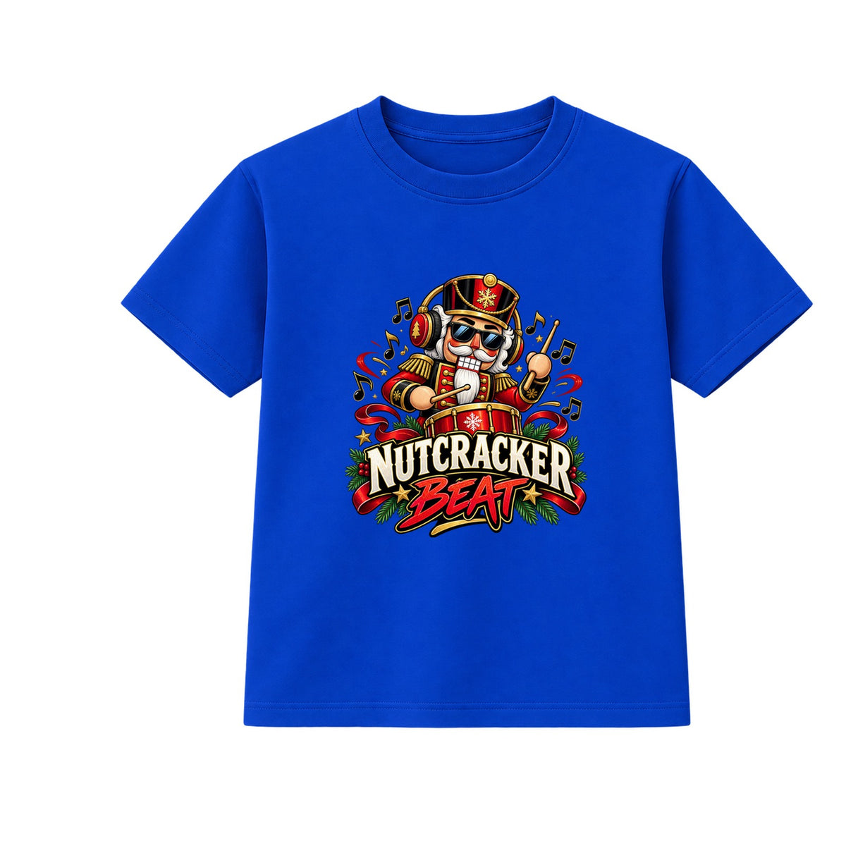 Nutcracker Beat adult Christmas t-shirt - Blue