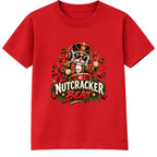 Nutcracker Beat adult Christmas t-shirt - Red