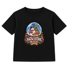 Snow Globe Magic kids Christmas t-shirt - Black