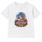 Snow Globe Magic kids Christmas t-shirt - White
