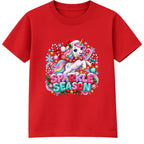 Sparkle Season kids Christmas t-shirt - Red