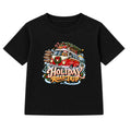 Holiday Road Trip adult Christmas t-shirt - Black