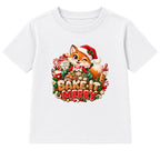 Bake It Merry kids Christmas t-shirt - White