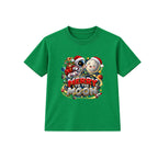 Merry To The Moon kids Christmas t-shirt - Green