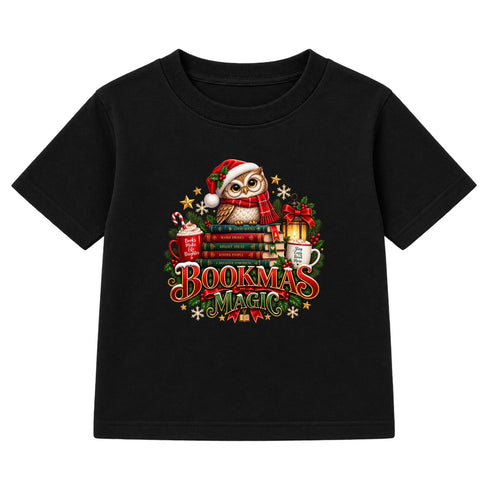 Bookmas Magic adult Christmas t-shirt - Black