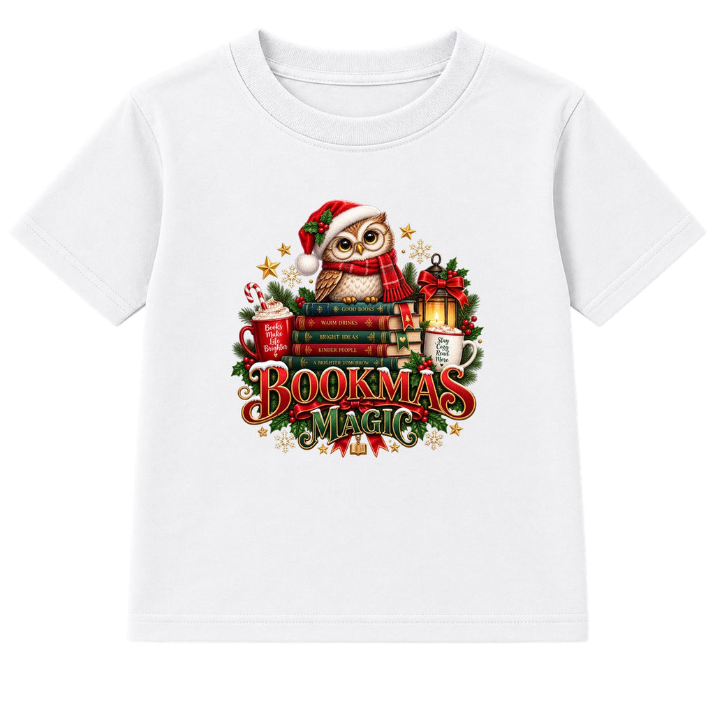 Bookmas Magic adult Christmas t-shirt - White