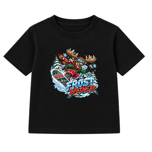 Frost Rider adult Christmas t-shirt - Black
