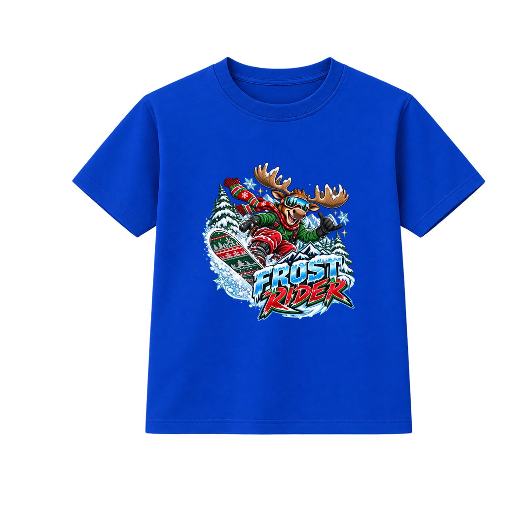 Frost Rider adult Christmas t-shirt - Blue
