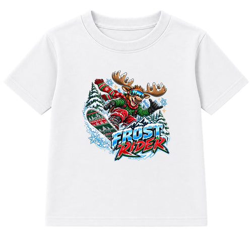 Frost Rider adult Christmas t-shirt - White