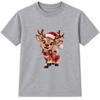 Rudolph kids Christmas t-shirt - Heather Grey