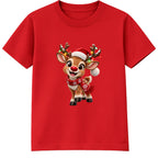 Rudolph kids Christmas t-shirt - Red
