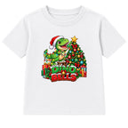 Dino Bells kids Christmas t-shirt - White