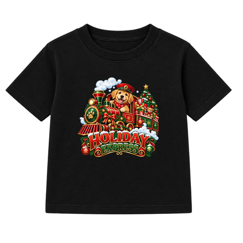 Holiday Express kids Christmas t-shirt - Black