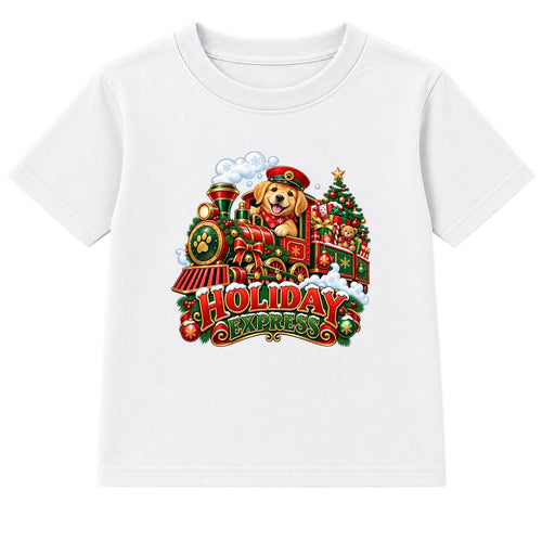 Holiday Express kids Christmas t-shirt - White