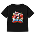 Penguin Post kids Christmas t-shirt - Black