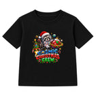 Cosmic Christmas Crew kids Christmas t-shirt - Black