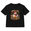 Polar Campfire Club kids Christmas t-shirt - Black