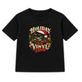 Holiday Vinyl Vibes adult Christmas t-shirt - Black