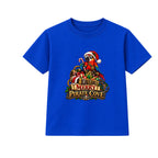 Merry Pirate Cove kids Christmas t-shirt - Blue