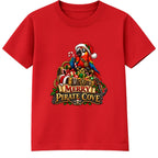 Merry Pirate Cove kids Christmas t-shirt - Red