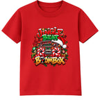 Jingle Beat Boombox kids Christmas t-shirt - Red
