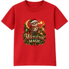 Mistletoe Magic kids Christmas t-shirt - Red