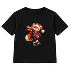 Cocoa Fox kids Christmas t-shirt - Black