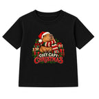 Cozy Capy Christmas adult Christmas t-shirt - Black