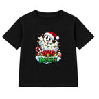 Boo & Bright kids Christmas t-shirt - Black