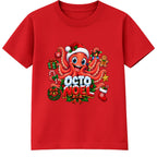 Octo Noel kids Christmas t-shirt - Red