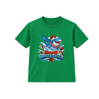 Merry Whale Tales kids Christmas t-shirt - Green