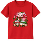 Axo Little Christmas kids Christmas t-shirt - Red