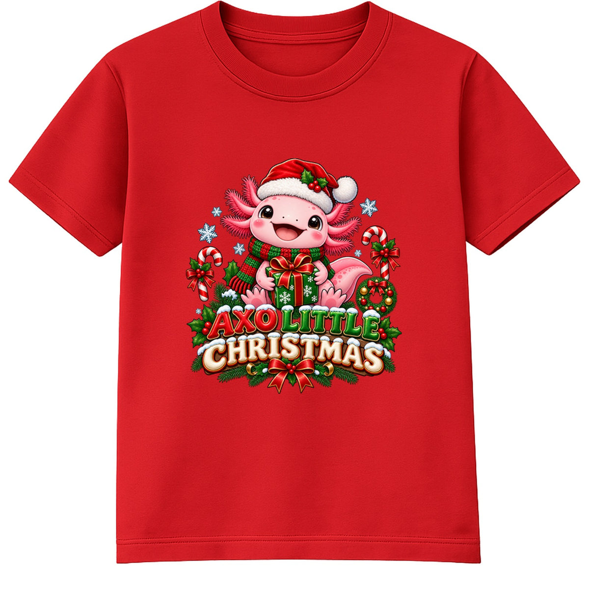 Axo Little Christmas kids Christmas t-shirt - Red