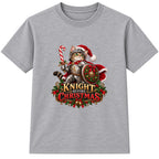 Knight Before Christmas adult Christmas t-shirt - Heather Grey