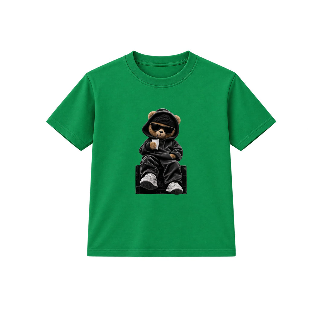 Hood Bear Chill adult t-shirt - Green