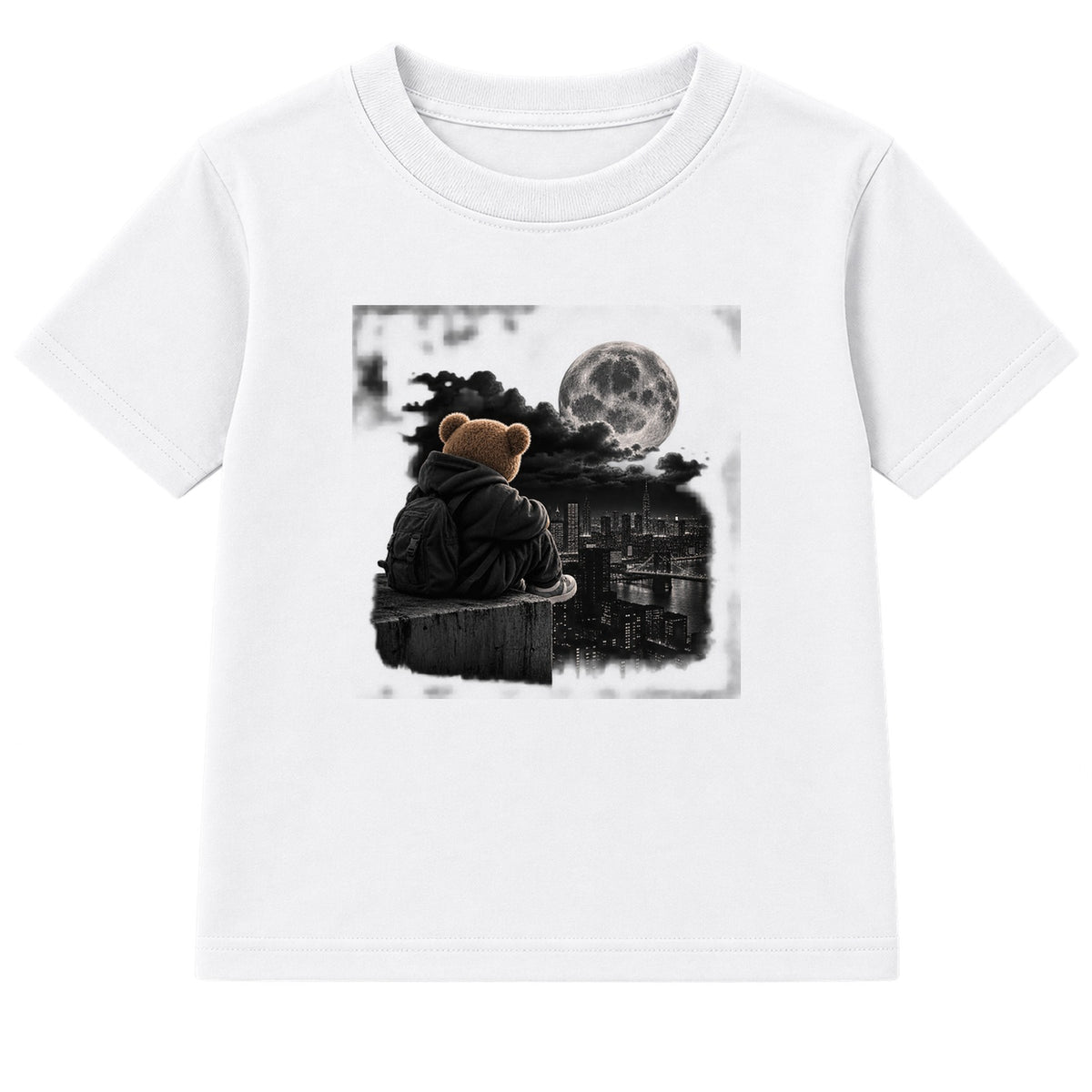 Bear City Nights adult t-shirt - White