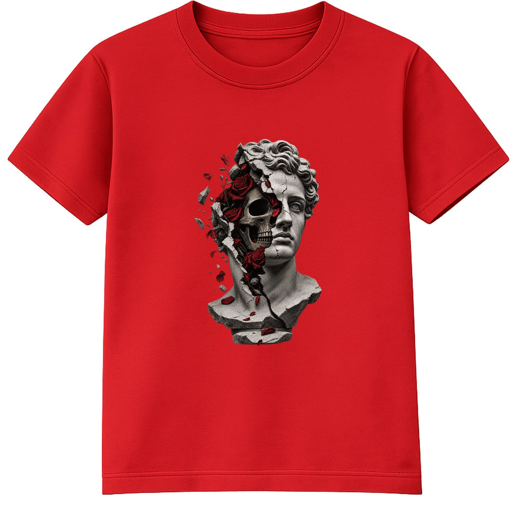 Marble & Roses adult t-shirt - Red