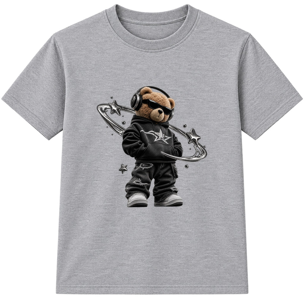 Star Bear adult t-shirt - Heather Grey