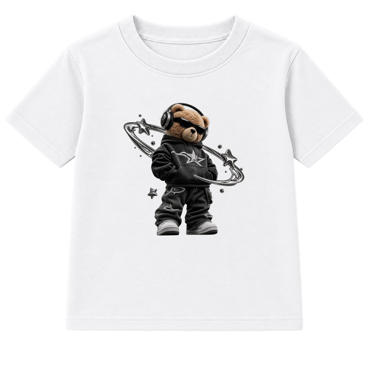 Star Bear adult t-shirt - White