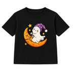 Moon Rider Ghost kids Halloween t-shirt - Black