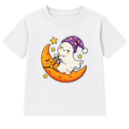 Moon Rider Ghost kids Halloween t-shirt - White