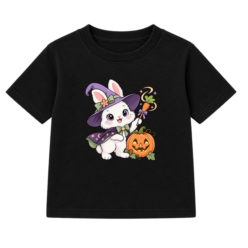 Witch Bunny kids Halloween t-shirt - Black