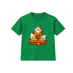 Ghost Stack kids Halloween t-shirt - Green