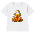 Ghost Stack kids Halloween t-shirt - White