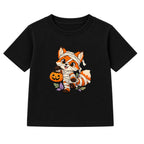 Mummy Fox kids Halloween t-shirt - Black